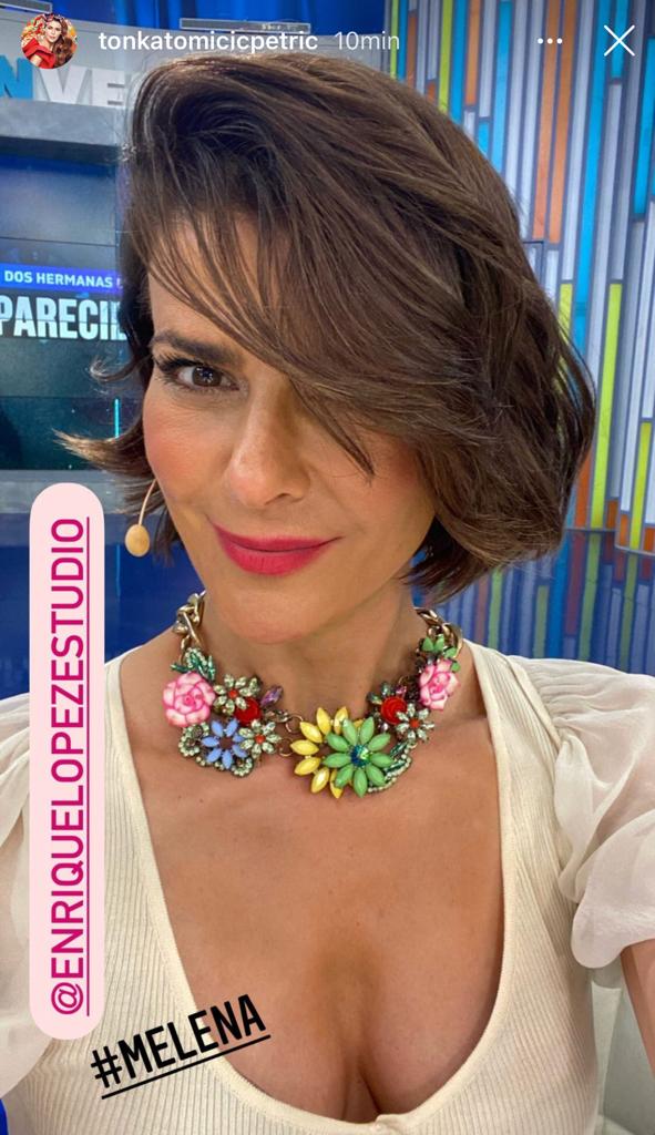 tonka tomicic y su cambio de look 