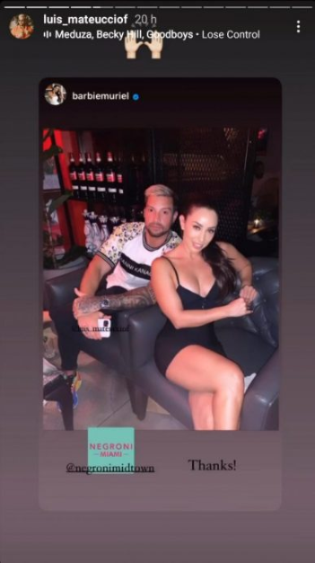 Luis mateucci y Bárbara Córdoba