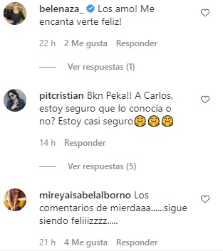 los comentarios que recibió ingrid parra por su pareja