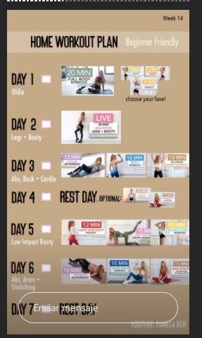 rutina de pamela reif