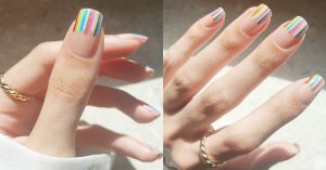 Nail art serpentina: Descubre la colorida manicure que es tendencia