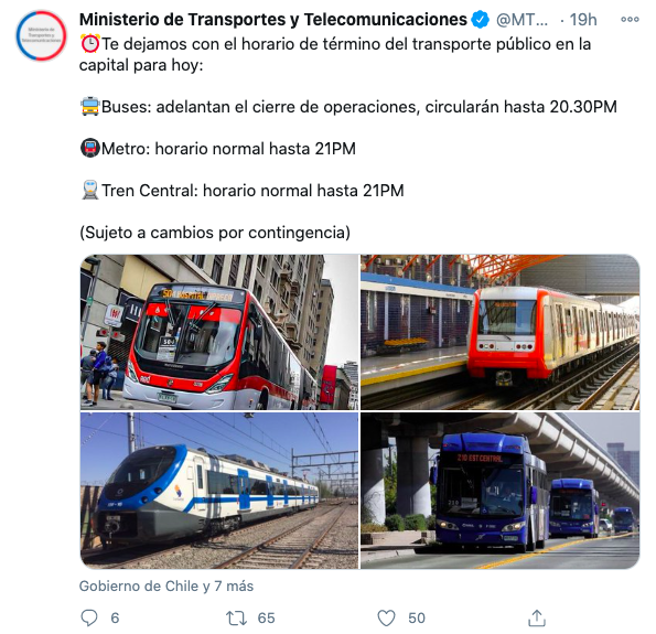 Ministerio Transporte