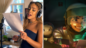 Danna Paola muestra el detrás de escena del tema principal de la película "Más allá de la Luna"