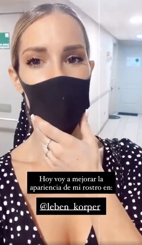 gala se somete a botox preventivo en el rostro 