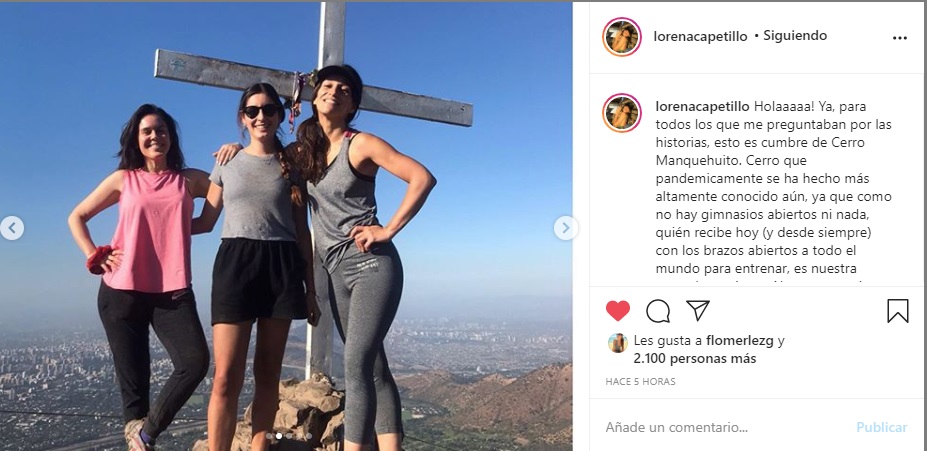 locutoras en el cerro 