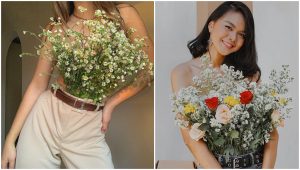 ¿Vestir un top de flores...reales? Esta es la nueva tendencia en Instagram