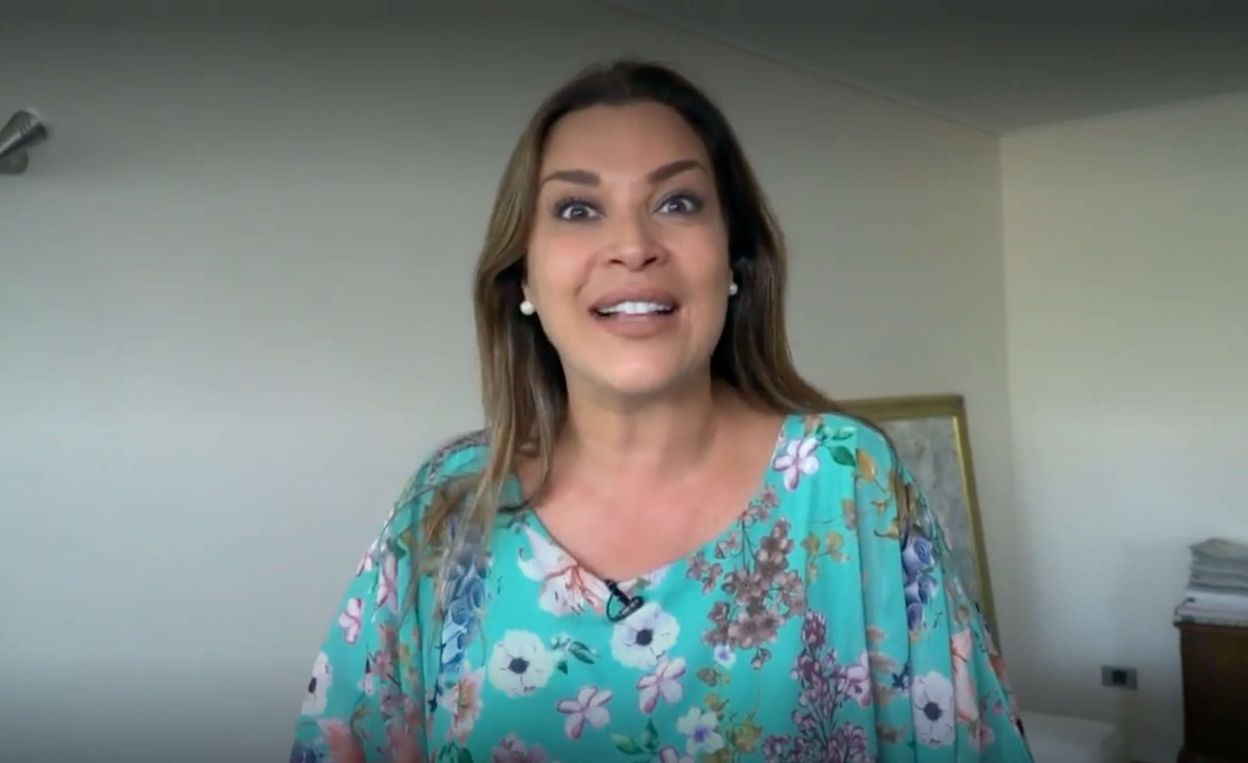 El detalle que llamó la atención del departamento de Marlén Olivari en Santiago