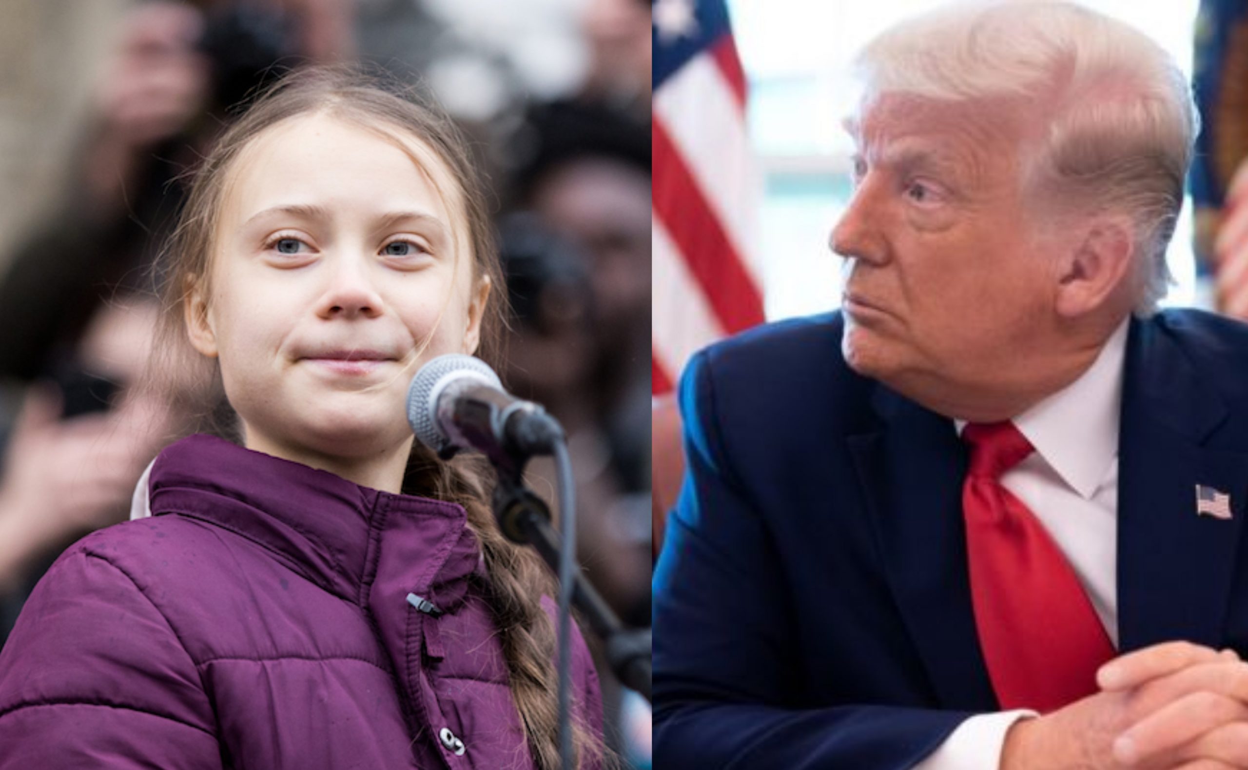 Greta Thunberg esperó casi un año para trollear a Donald Trump