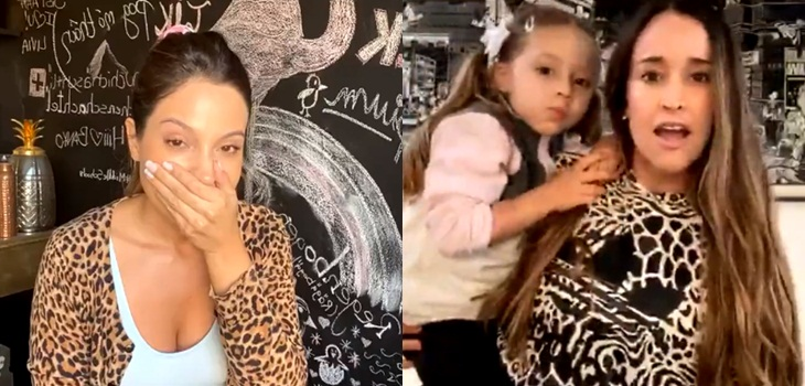 Dani Palavecino reveló embarazo de Titi Aguayo durante transmisión en vivo: "Metí la pata"