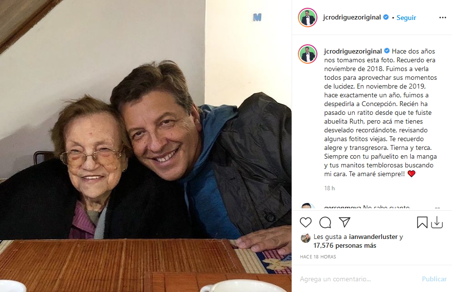 Julio César Rodríguez abuela