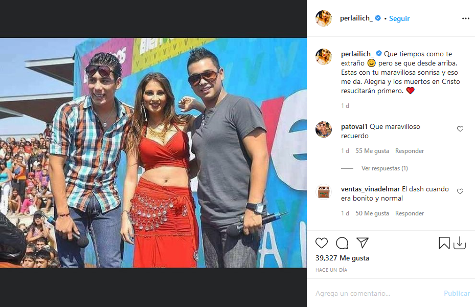 perla ilich y su posteo a sebastian leiva el cangri