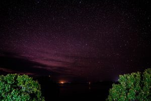Las bellas fotos que dejó la lluvia de estrellas previa al eclipse de sol