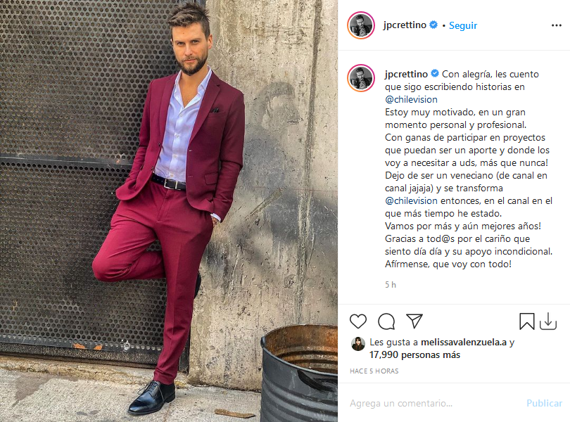 Jean Philippe Cretton chilevision