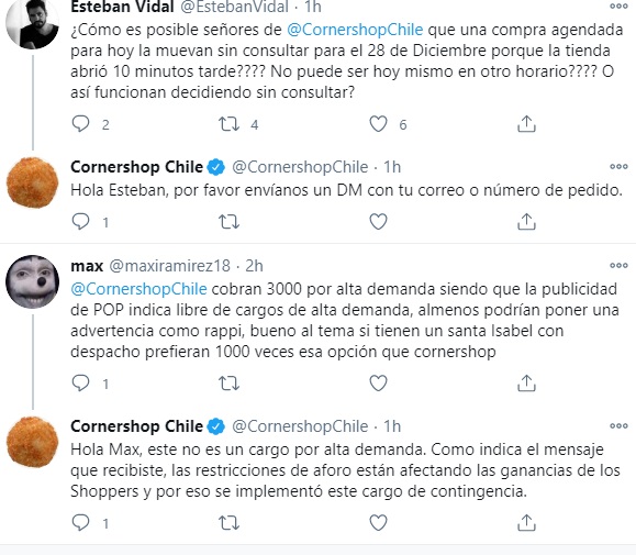 reclamos a la app por cobro adicional 