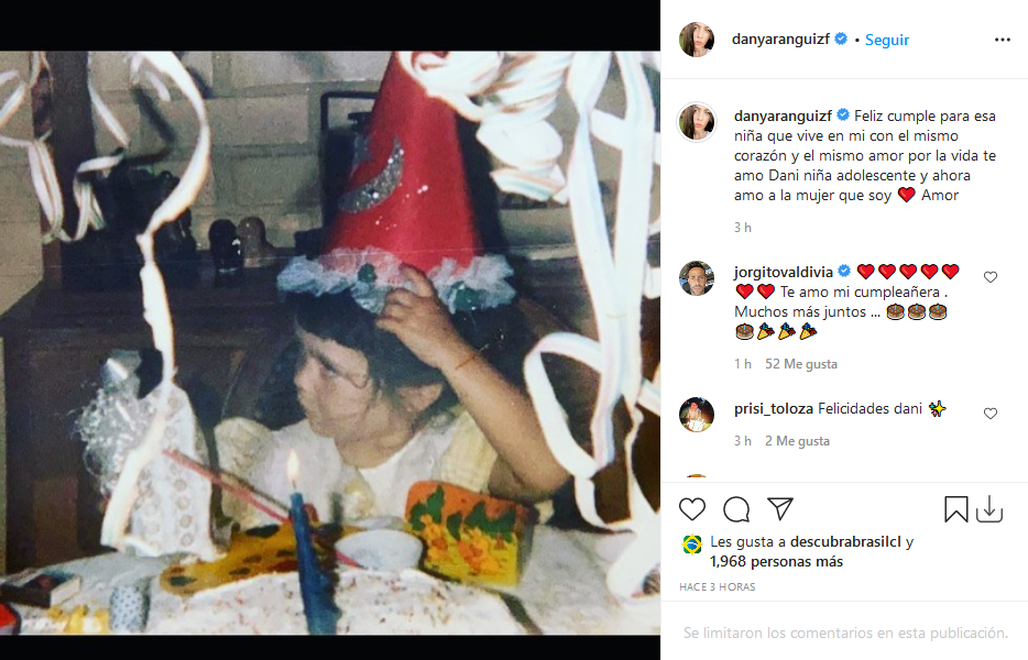 daniela aranguiz cumpleaños