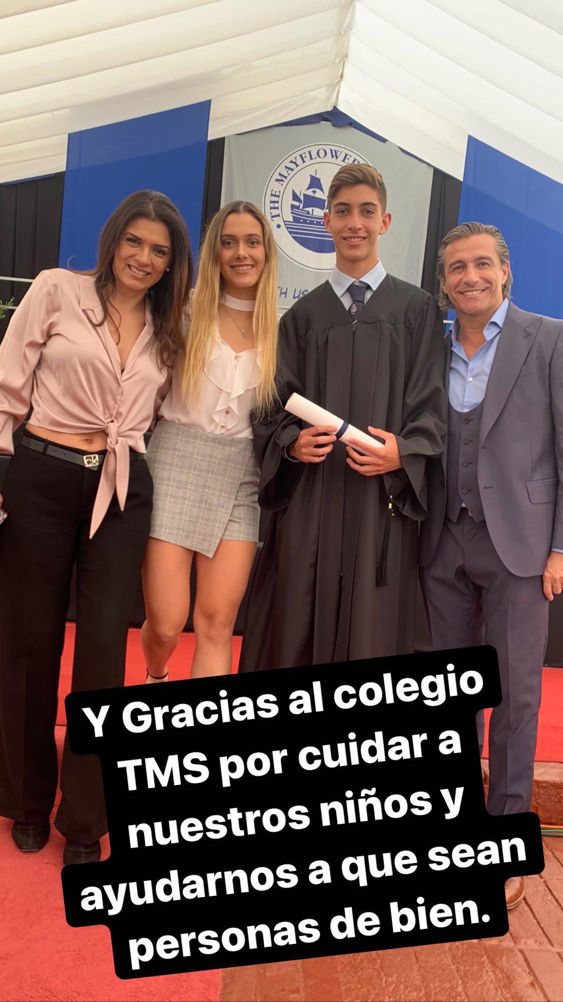 graduacion hijo Fernando Solabarrieta e Ivette Vergara