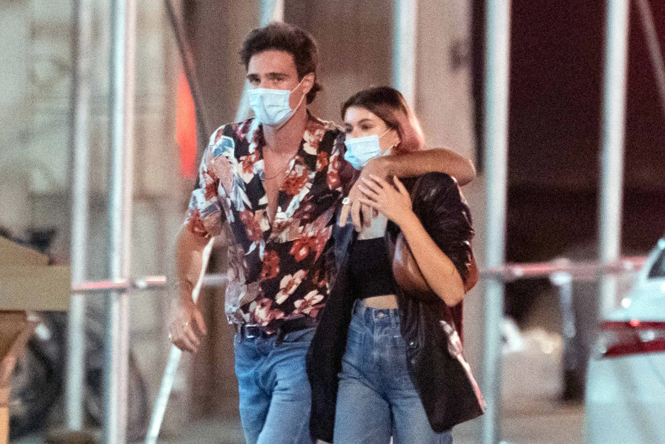 Kaia Gerber y Jacob Elordi