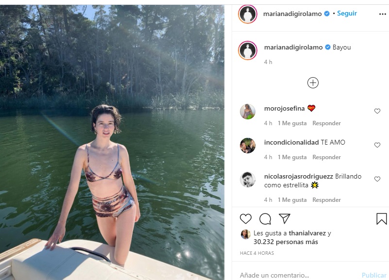 mariana se luce en bikini 
