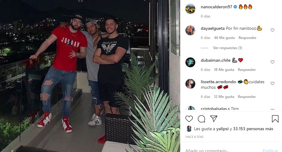 el regreso de Instagram de Nano Calderón
