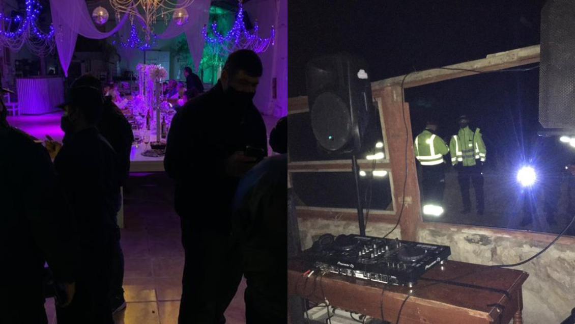 Imágenes Policia en fiesta