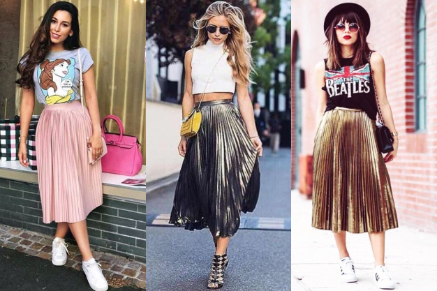 Faldas plisadas volverán a ser tendencia este 2021.
