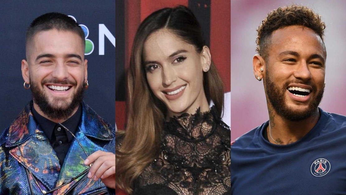 Maluma, Natalia y Neymar