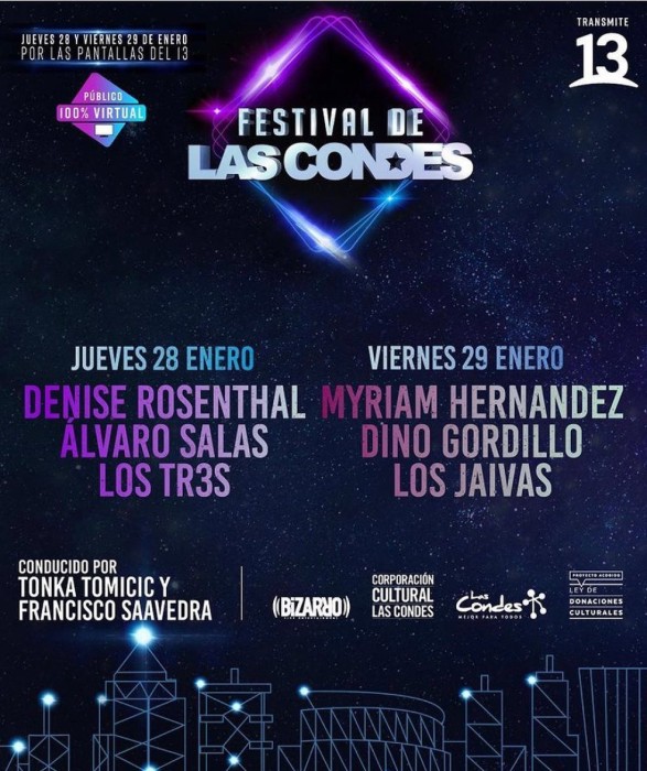 programación completa del Festival de Las Condes