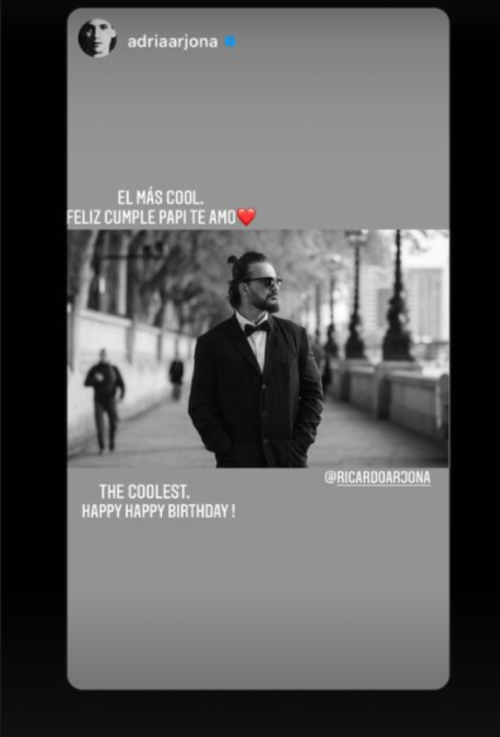 adria arjona mensaje ricardo arjona