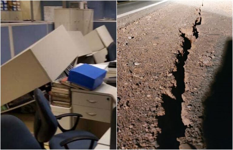 las impactantes imágenes del sismo de argentina