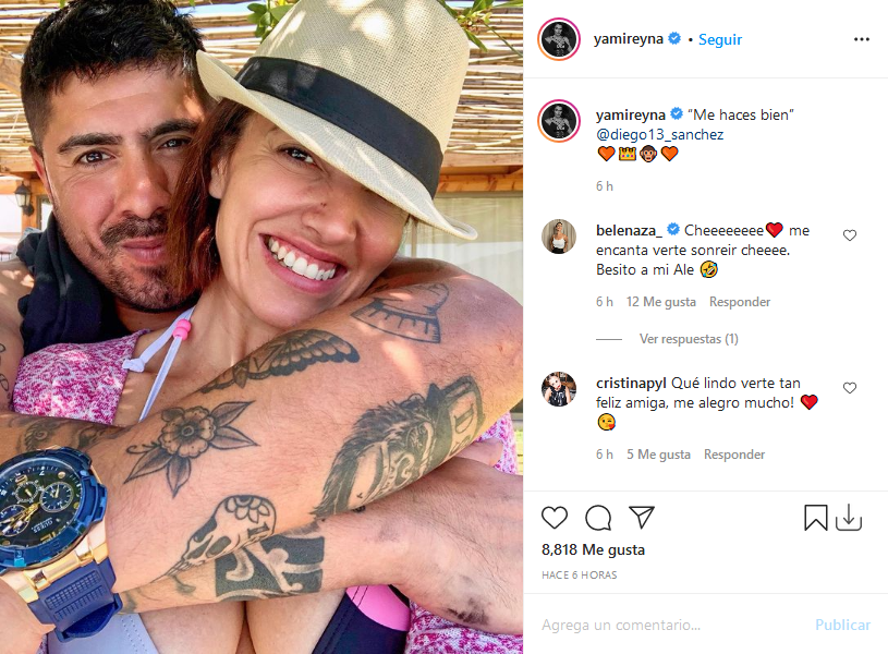 Yamila Reyna y diego sanchez