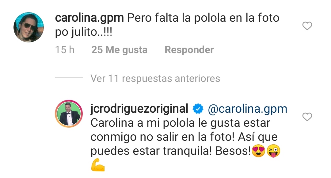 Julio César Rodríguez polola