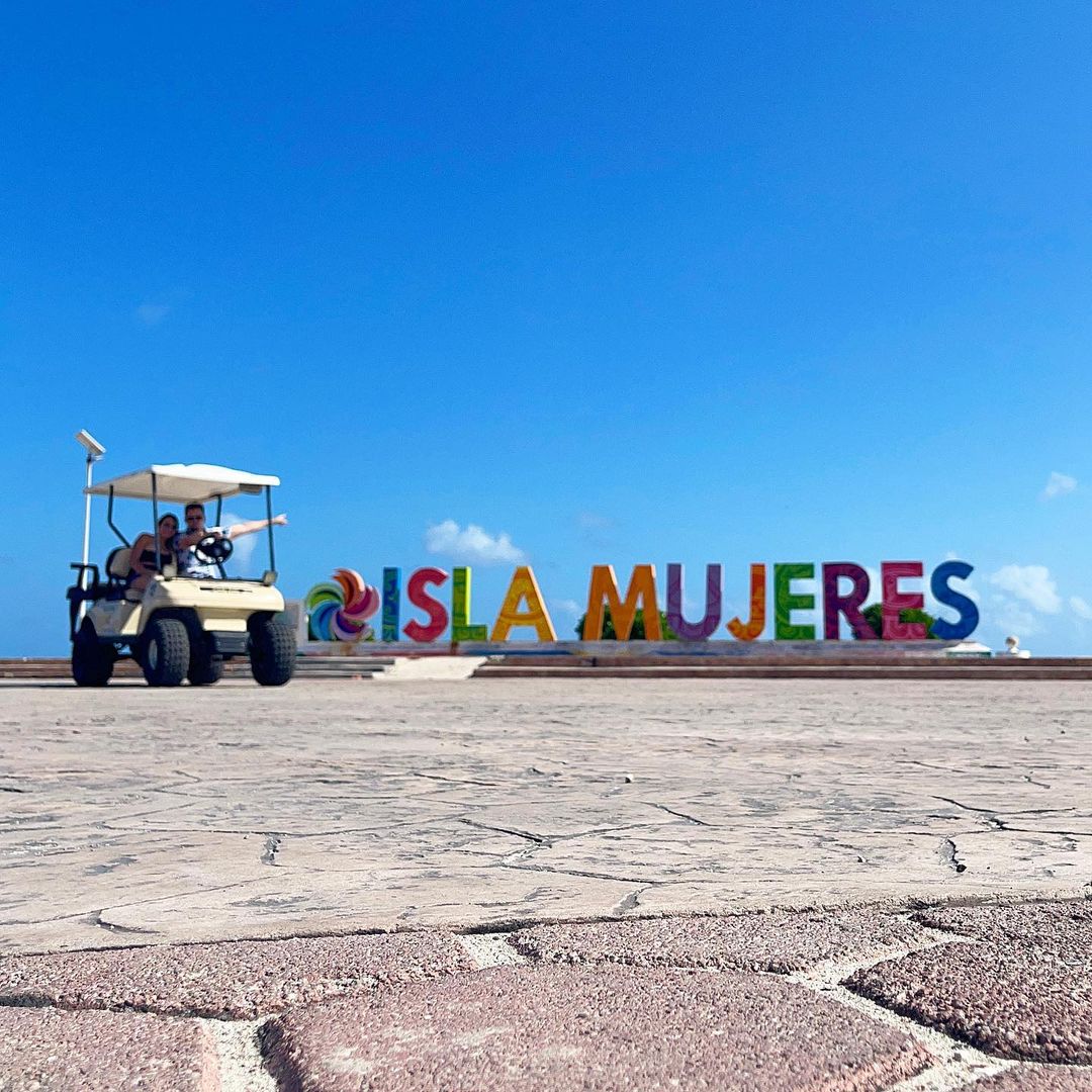 Nano y Rebeca en Isla Mujeres