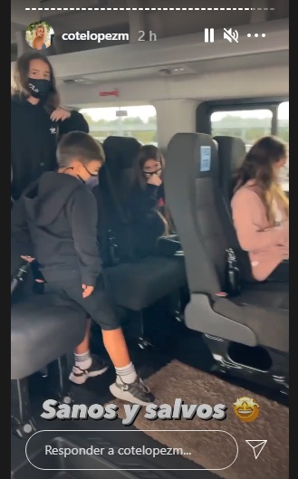 la rubia contó como fue la travesía de sus vacaciones en familia 