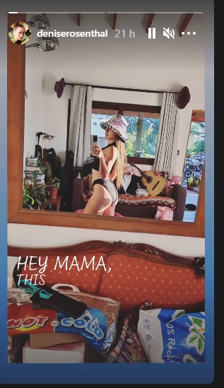 Denise Rosenthal se luce en bikini