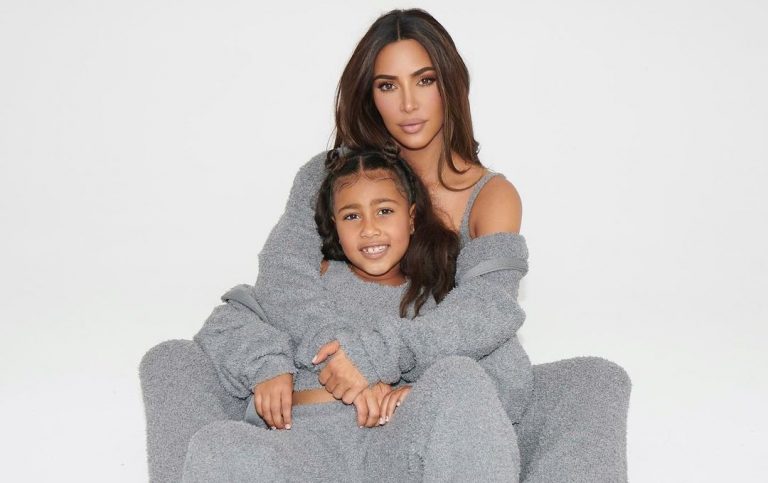 Kim Kardashian and Daughter North West