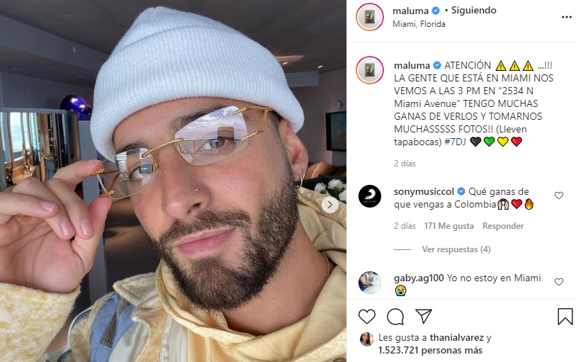 el cantante invitó a sus fans a compartir pero llegó la policía 