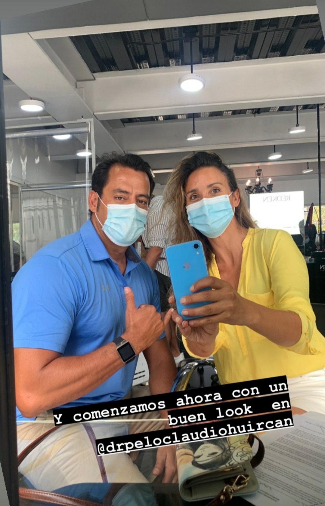 Francisca Ayala sorprendió con cambio de look. 
