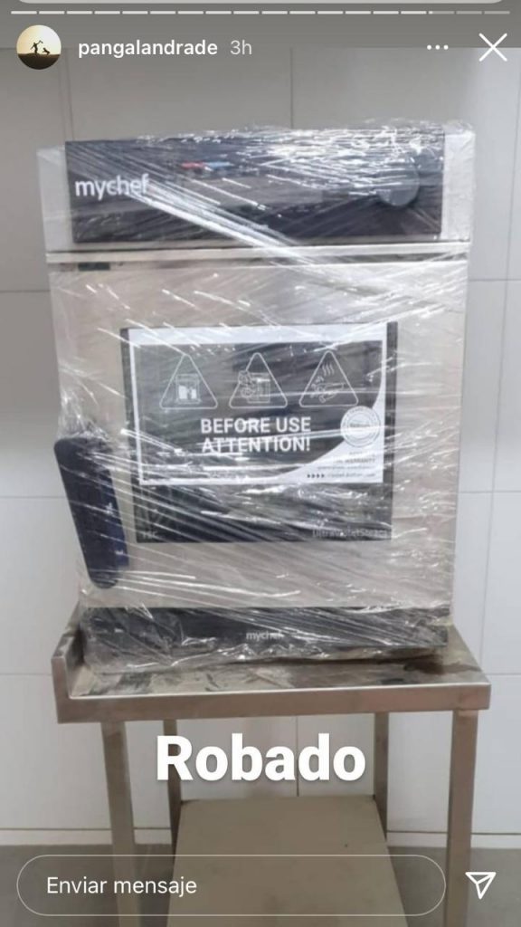 Horno especial robado