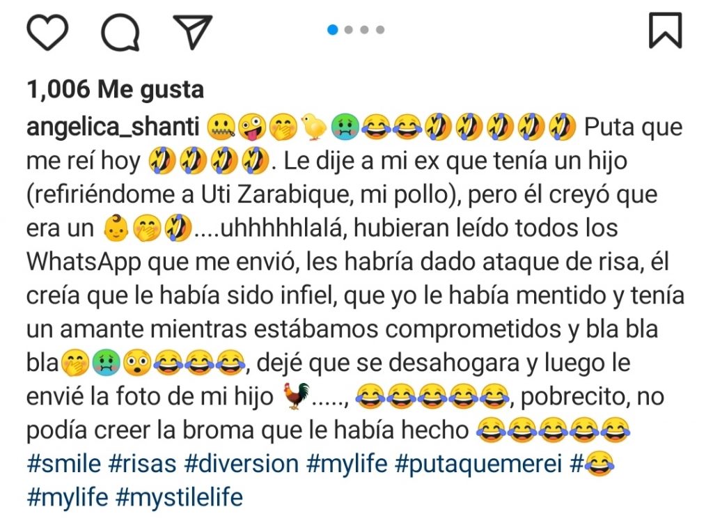 Angélica Sepúlveda comparte conversación con su ex