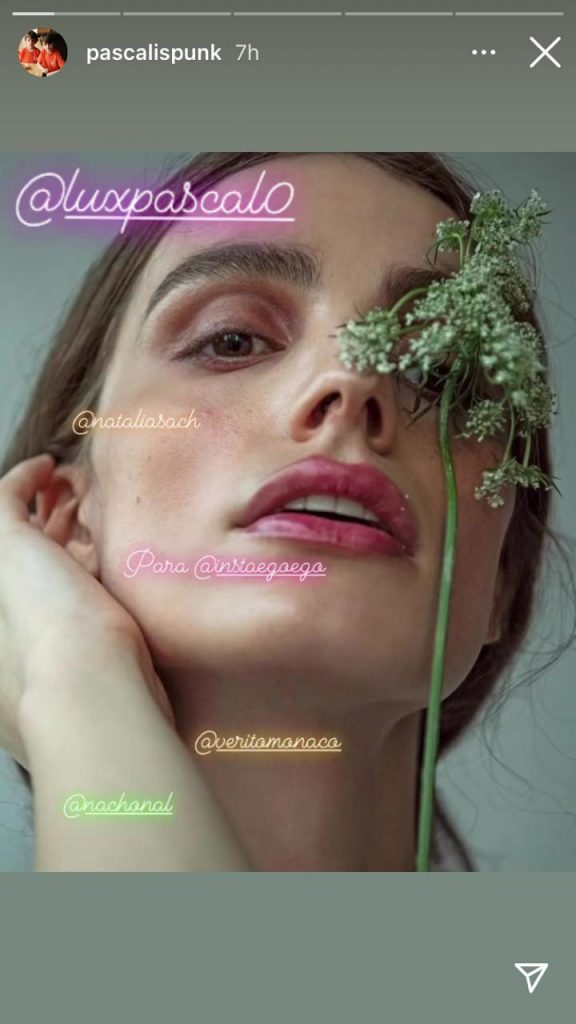 Lux Pascal posa para revista Ego Ego y, su hermano Pedro Pascal las comparte