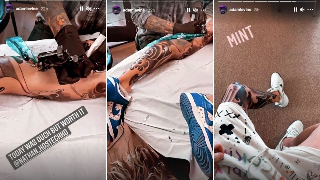 ¡Dolor! El Gigante Tatuaje De Adam Levine Que Sorprendió A Sus Fans 2