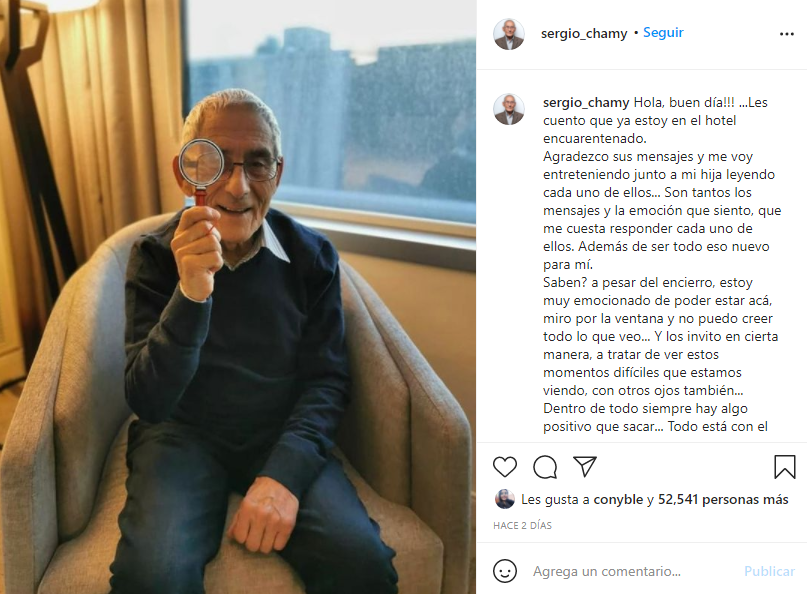 Sergio Chamy de "El agente topa" a horas de los Premios Oscar