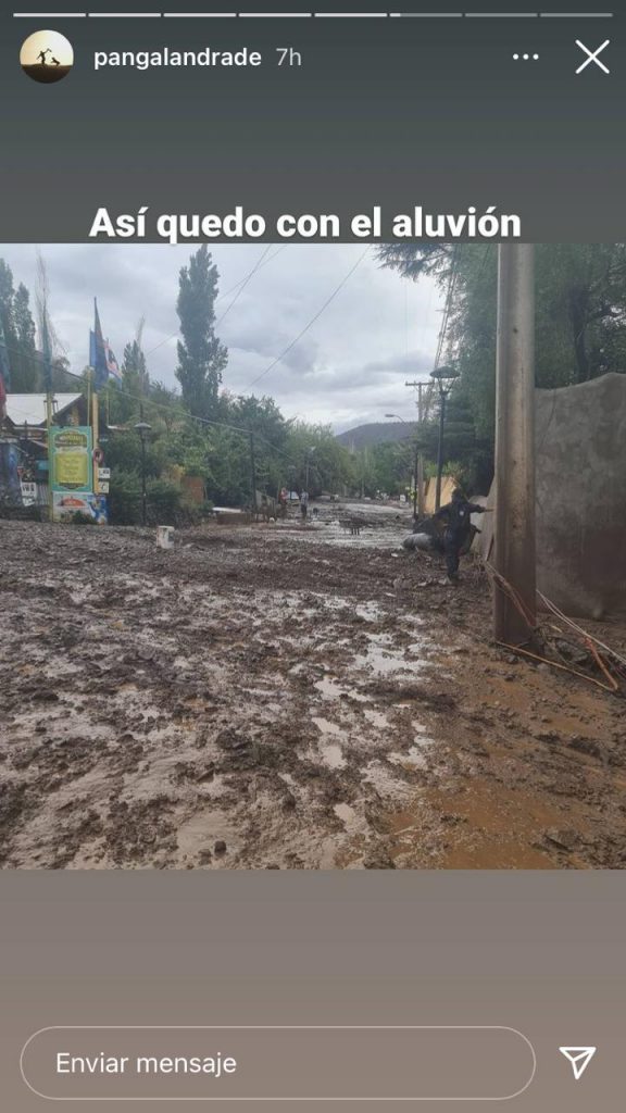 Pangal Andrade mostró el avance del hotel Casa Prima luego del aluvión