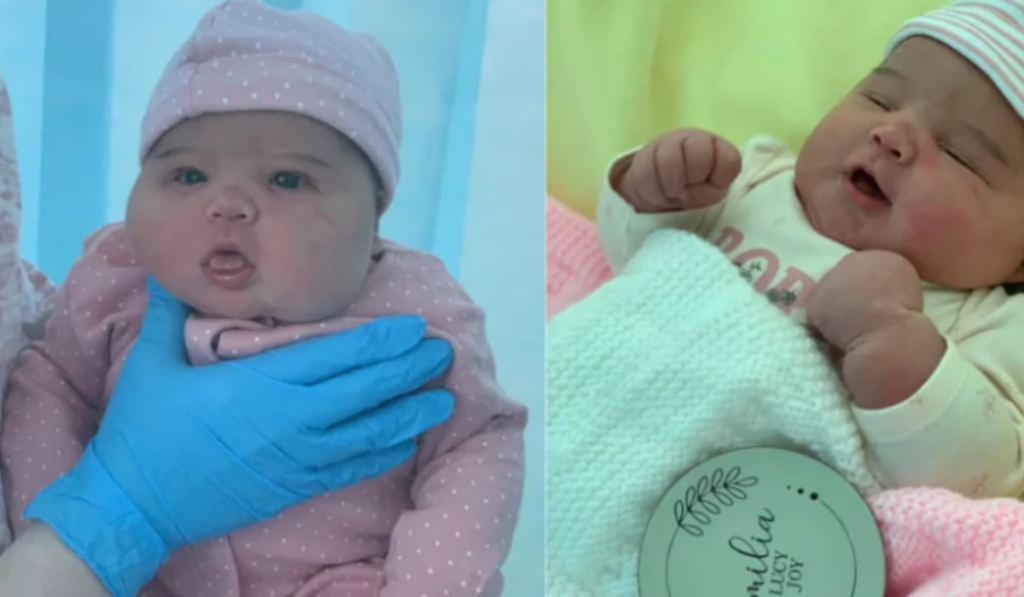 Madre da a luz a bebé de seis kilos: ¡El parto duró más de 20 horas!