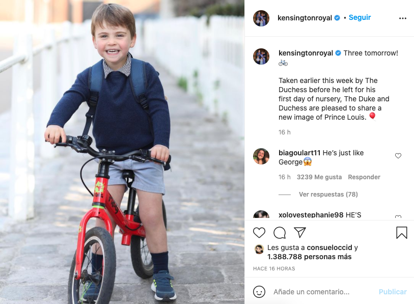 Príncipe Louis cumpleaños