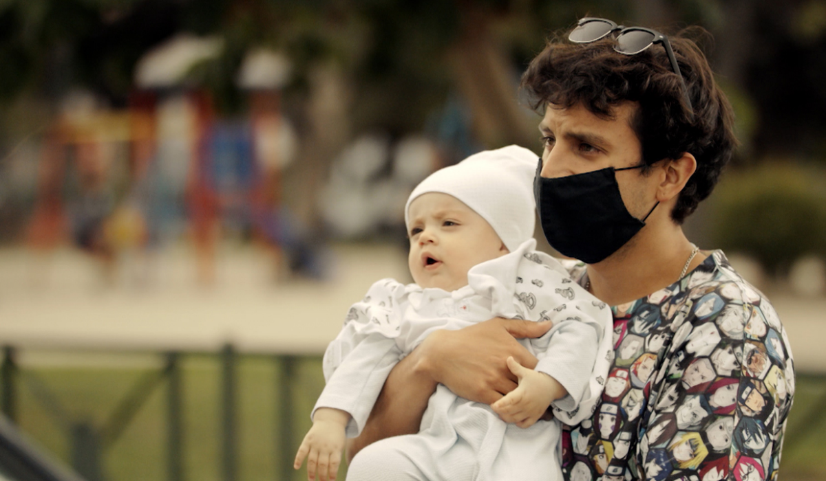 "Edificio Corona": ¡'Miguelito' se lanzó a caminar en plena grabación!