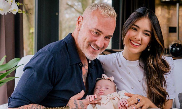 Hija de Gianluca Vacchi y Sharon Fonseca fue operada de urgencia
