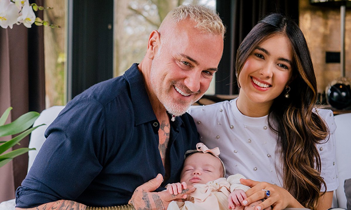 Hija de Gianluca Vacchi y Sharon Fonseca fue operada de urgencia