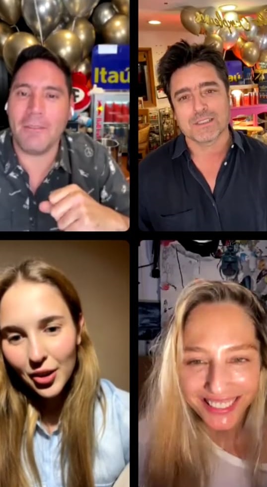 Pancho Saavedra sorprendió a Jorge Zabaleta en su cumpleaños