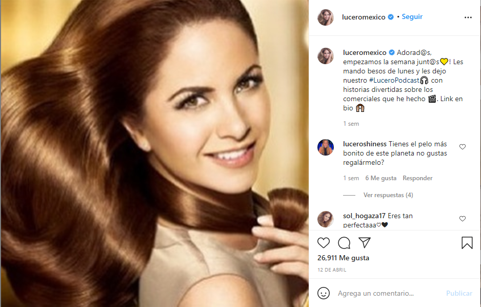 Lucero recordó el comercial que realizó junto a Chayanne hace 20 años atrás